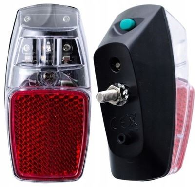 LAMPKA TYLNA NA BŁOTNIK 2K XC-231 BATERIA