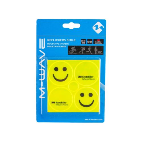 NAKLEJKI ODBLASKOWE M-WAVE REFLICKERS SMILE