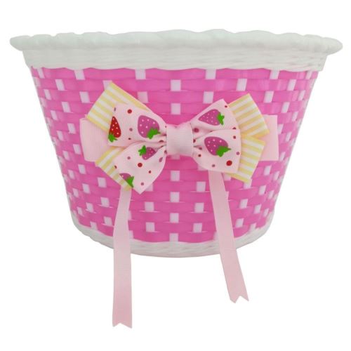 KOSZYK PLECIONY KOKARDKA