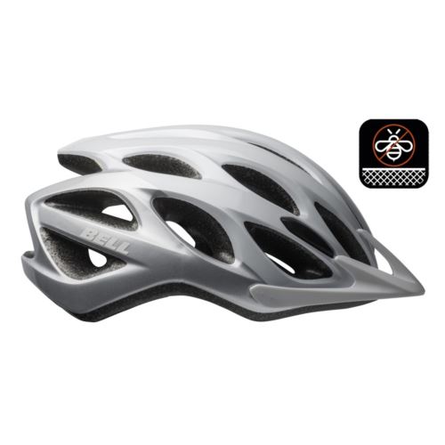 KASK BELL TRAVERSE GLOSS WHITE SILVER