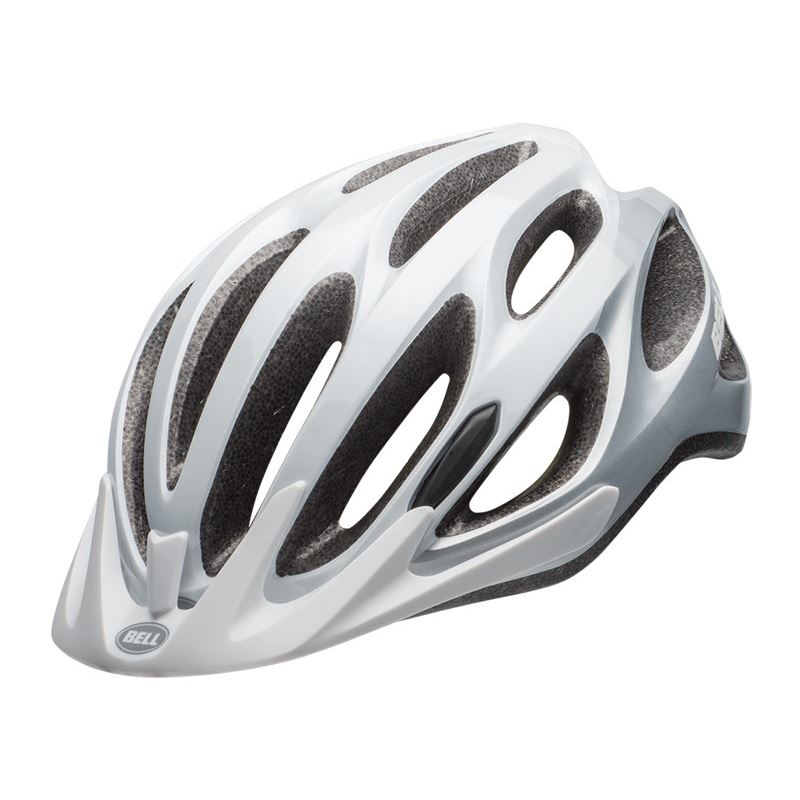 KASK BELL TRAVERSE GLOSS WHITE SILVER