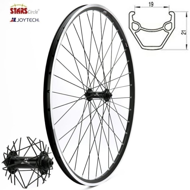 KOŁO PRZÓD 28" ALU O. STOŻEK CZARNY P. JOYTECH V-B