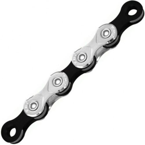 ŁAŃCUCH KMC X10 114 LINKS SILVER BLACK