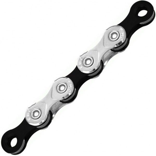 ŁAŃCUCH KMC X10 114 LINKS SILVER BLACK