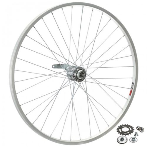 KOŁO TYŁ 26" TORPEDO FAVORIT ALU SILVER