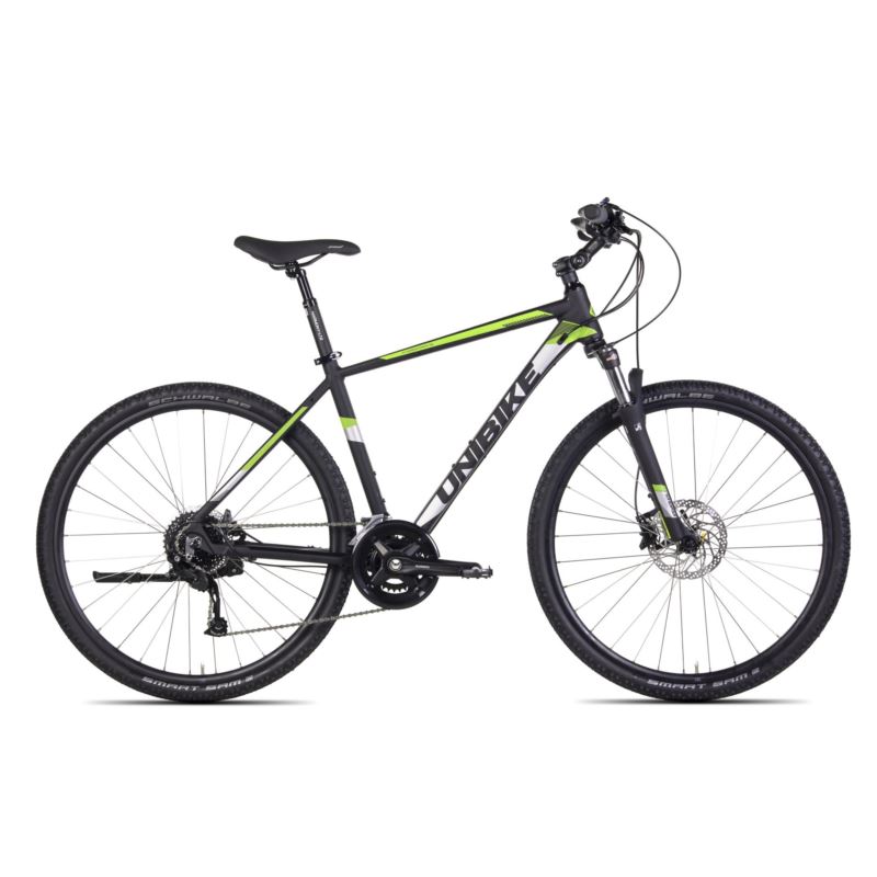 UNIBIKE CROSSFIRE GTS CZARNO ZIELONY 2022