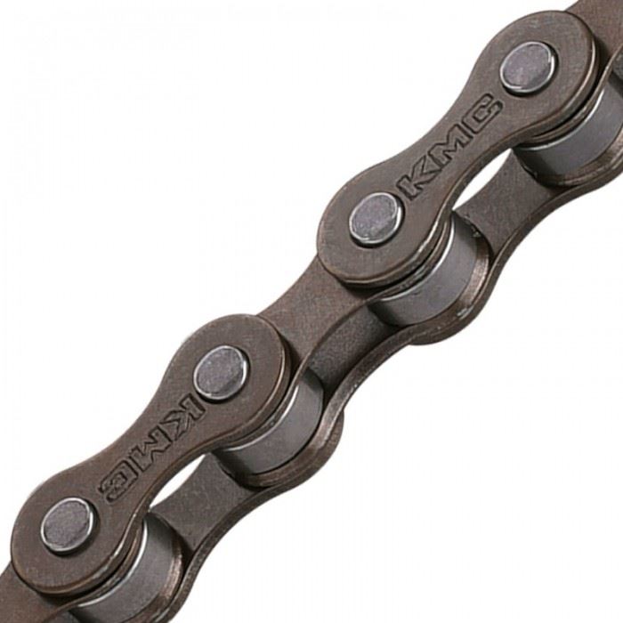 ŁAŃCUCH KMC S1 WIDE 112 LINKS BROWN