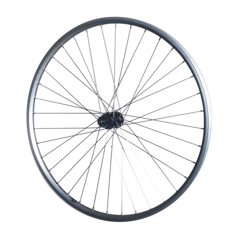KOŁO TYŁ 28 MACH KASETA 8 QR SREBRNE P. SHIMANO