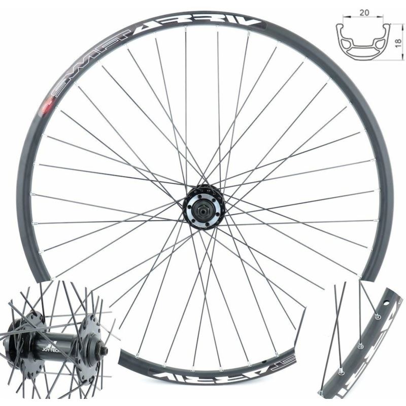 KOŁO PRZÓD 29" P.JOYTECH QR 6 ŚRUB ALU BLACK
