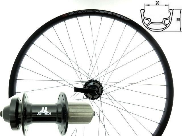 KOŁO TYŁ 29" P.JOYTECH KASETA QR CENTER LOCK BLACK