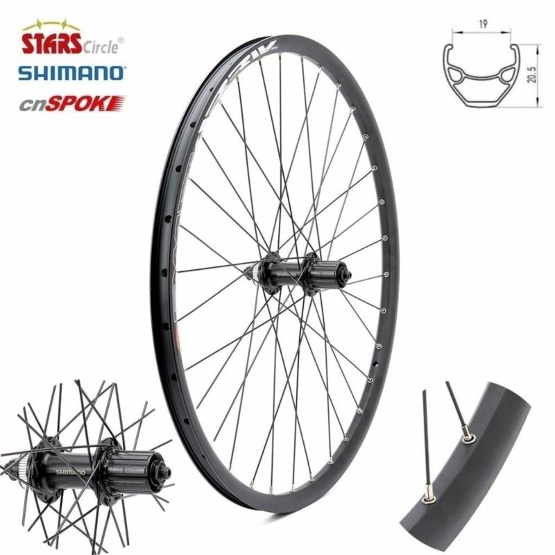 KOŁO TYŁ 29" P.SHIMANO KASETA QR CENTER LOCK BLACK