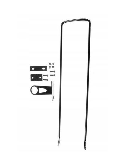 KOSZ NA PRZÓD HT-112 BLACK Z WYCIĘCIEM NA LAMPĘ