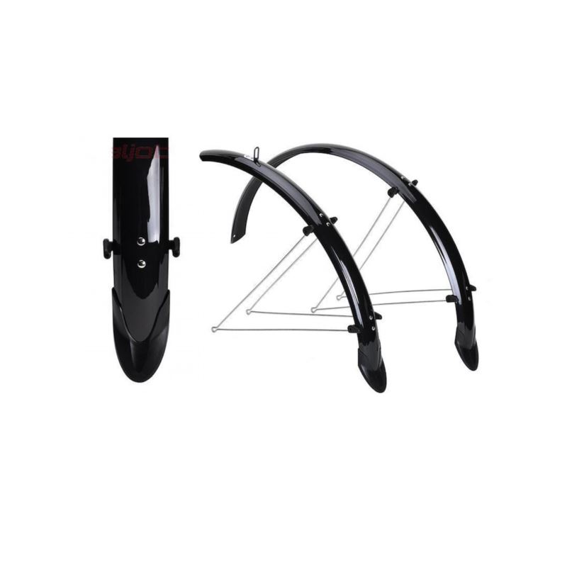 KOMPLET BŁOTNIKÓW ORION E-BIKE 28'' 48MM BLACK