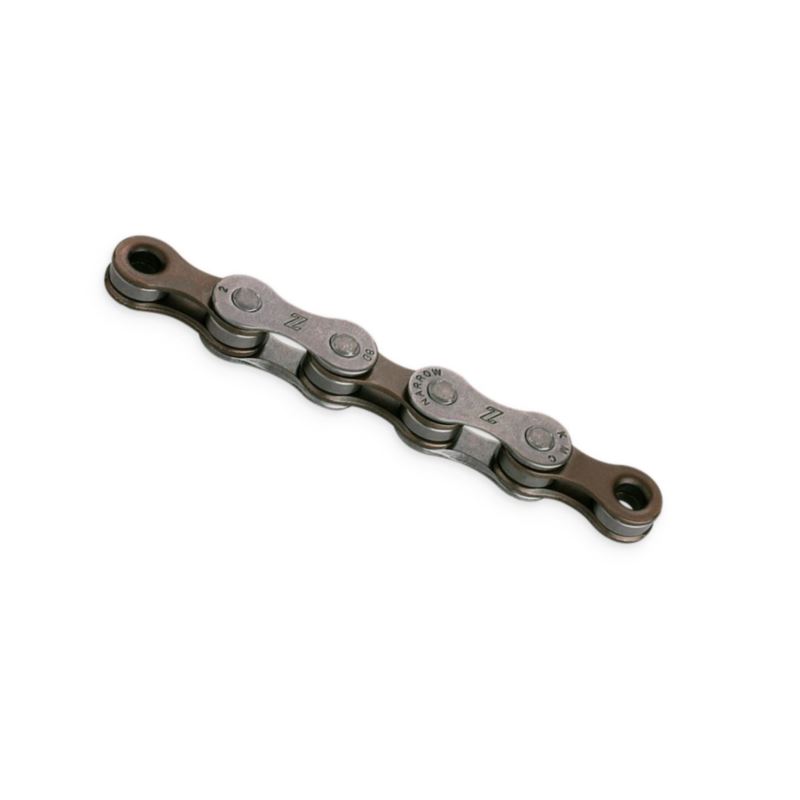ŁAŃCUCH KMC Z7 114 LINKS GREY BROWN
